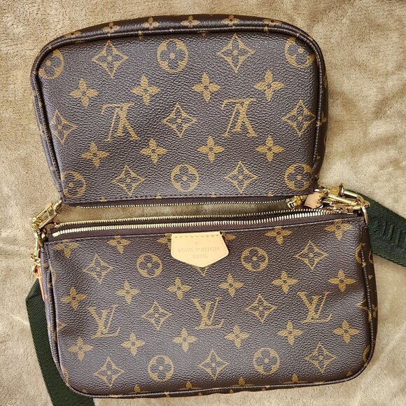 Louis Vuitton Multi Pochette & Accessories in Khak, Authentic - Picture 3 of 12